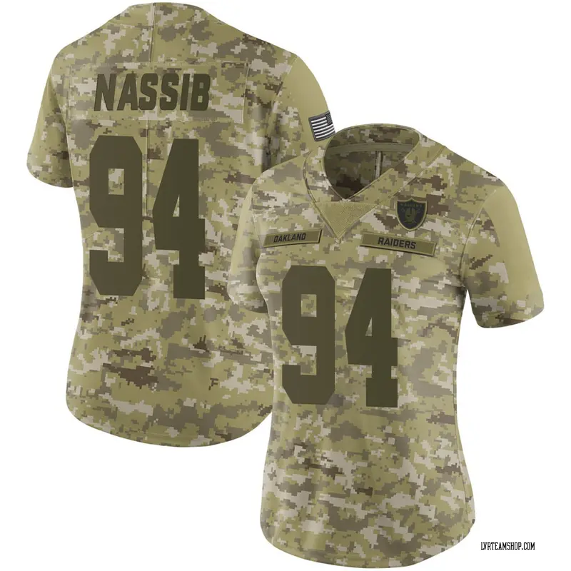 Women's Carl Nassib Las Vegas Raiders 2018 Salute to Service Jersey ...