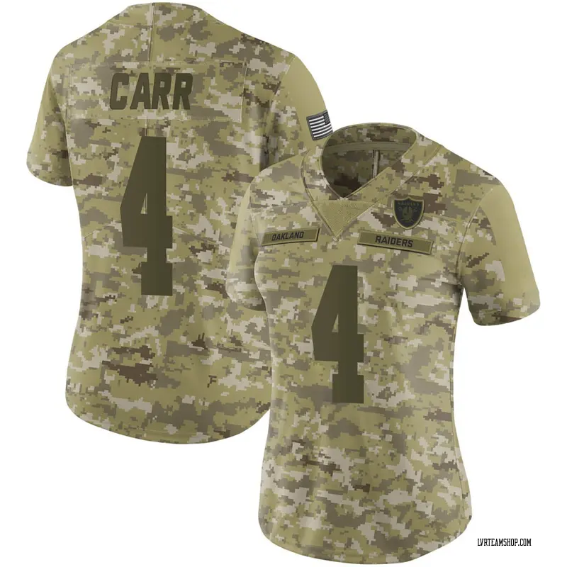 derek carr camo jersey