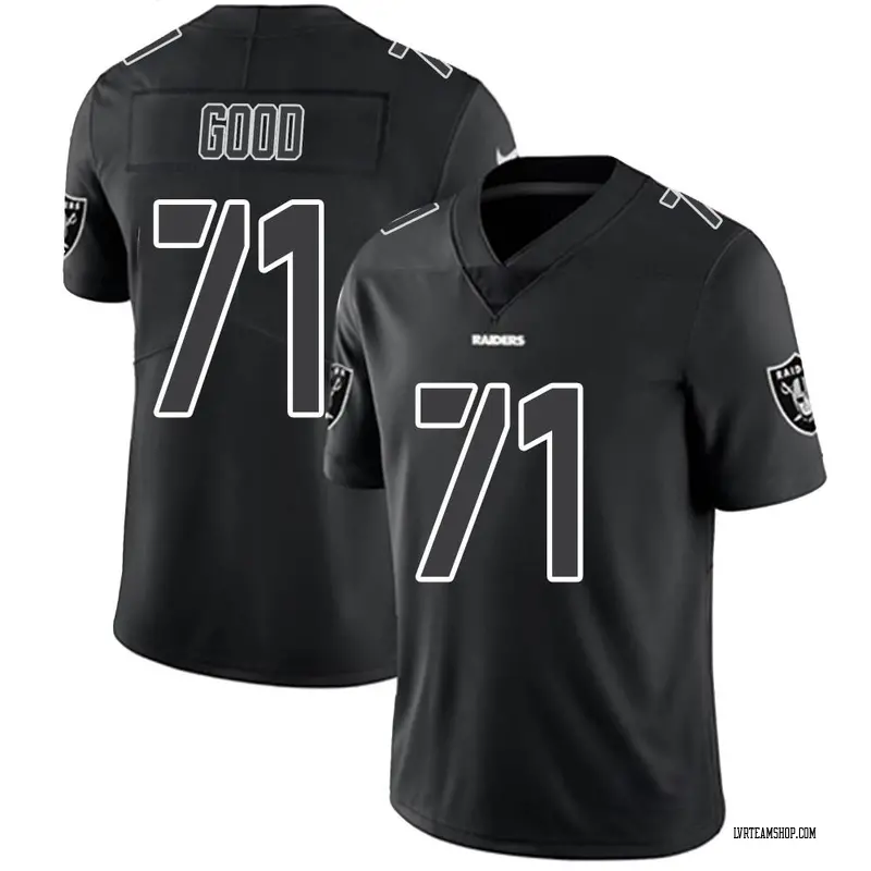Youth Denzelle Good Las Vegas Raiders Jersey - Black Impact Limited