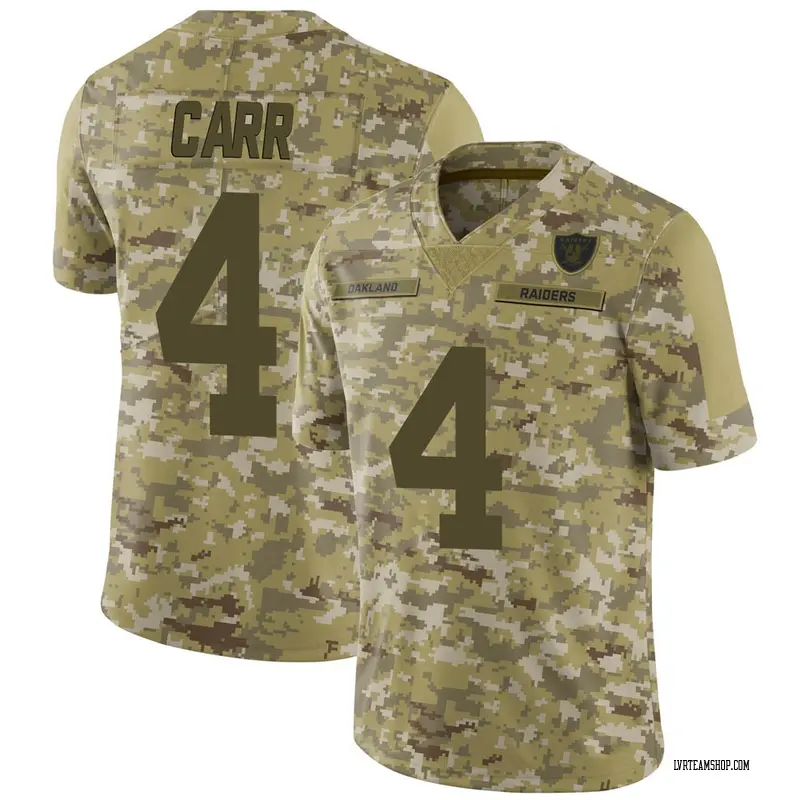 derek carr camo jersey