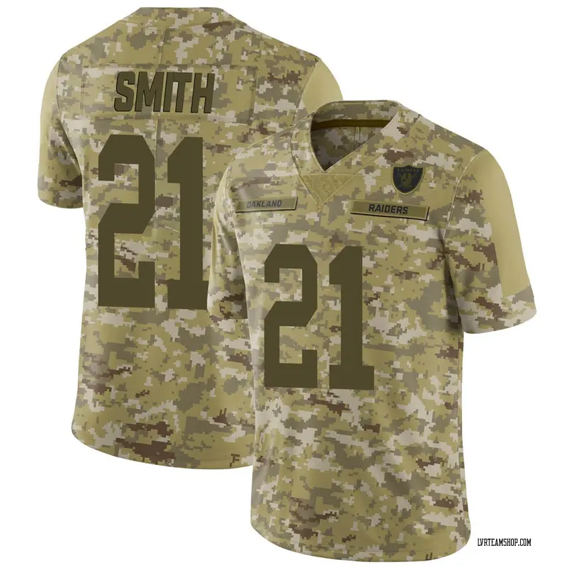 Youth Sean Smith Las Vegas Raiders 2018 Salute to Service Jersey - Camo Limited